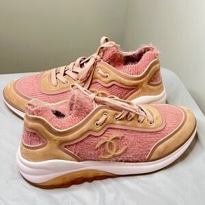 Chanel Suede Sneakers